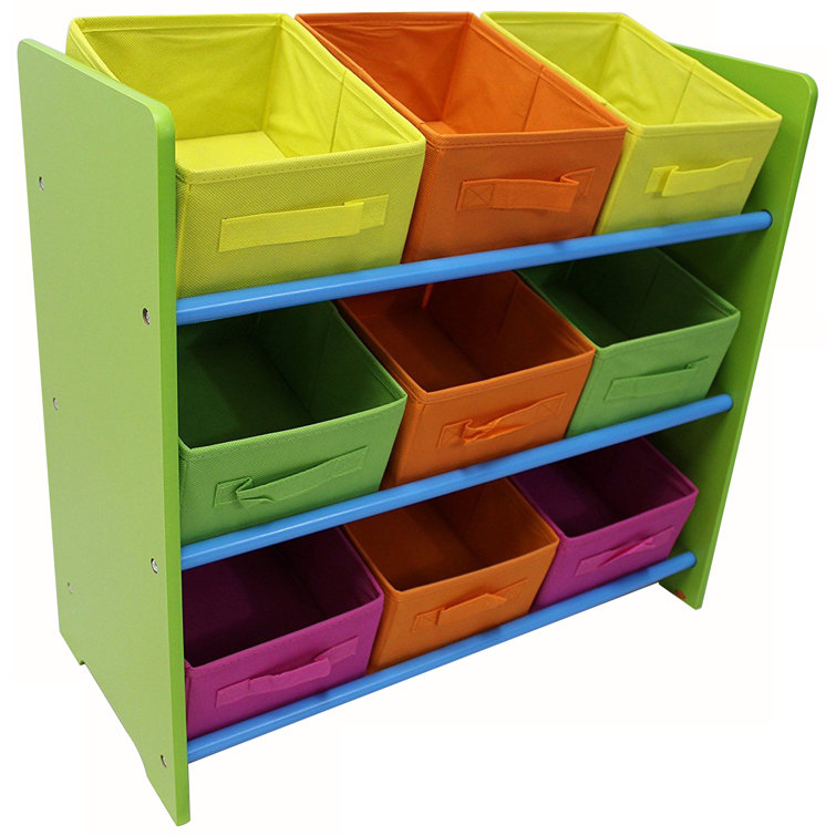 Solid wood toy outlet organizer